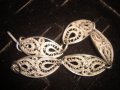 19 ВЕК ФИЛИГРАННО СРЕБРО РЪЧНА ЮВЕЛИРНА ИЗРАБОТКА КРАСОТА СРЕБЪРНА ВЪЗРОЖДЕНСКА ГРИВНА УНИКАТ 20565, снимка 13
