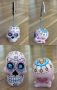 Sugar Skulls /Calavera de azúcar Книгоразделител,ключодържател и поставка с щипка за бележки, снимка 2