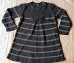 Детска плетена рокличка - блузон на Benetton, снимка 1 - Бебешки рокли - 28597564