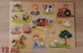 Дървени детски/бебешки пъзели - 3 броя, снимка 4