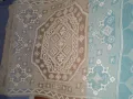 Винтич ръчно плетена покривка за легло филе дантела, снимка 5