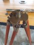 Телескоп, далекоглед от бронз на тринога с античен дизайн.

, снимка 7