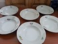 Стар български порцелан чинии, снимка 1 - Антикварни и старинни предмети - 33118123