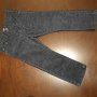 2-3г 98см  Панталони тип джинси Материя памук, лека вата Цвят тъмно сиво, черно без следи от употреб, снимка 1 - Детски панталони и дънки - 26750613