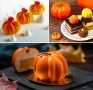 3D тиква тиквичка силиконов молд форма фондан гипс свещ шоколад, снимка 5