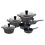 Премиум комплект съдове за готвене 12 части с мраморно покритие Cheffinger, снимка 11