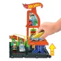 Бензиностанция Hot Wheels с кола 160 - Mattel S_1238640, снимка 3