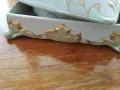 Антика ювелирна порцеланова кутия за бижута, снимка 14