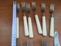 стари немски прибори за хранене вилици и ножове , снимка 1