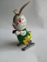 Стара румънска механична играчка заек., снимка 1