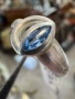 Дизайнерски сребърен пръстен с топаз №7165 , снимка 3