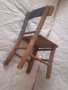 Старо Детско Малко Дървено Столче, снимка 9
