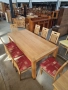 К-т Масивна Разтегателна Трапезна Маса с 8 бр.Стола-внос от Германия!, снимка 3