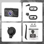 Нова 1080P Full HD Dual Dash Cam предна и задна камера, нощно виждане, снимка 8