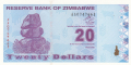 20 долара 2009, Зимбабве, снимка 1 - Нумизматика и бонистика - 36485112