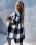 Дамско преходно едноредно карирано сако с дълъг ръкав, 3цвята , снимка 11