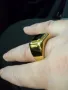 Мъжки пръстен благородна стомана позлатен златен цвят !, снимка 15