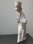 НАО ЛАДРО испанска порцеланова фигура на цар-принц с играчка-количка/NAO LLADRO статуетка 21см, снимка 1