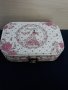 Малка бижу-кутия кожа правоъгълна със заоблени ръбове, снимка 1 - Декорация за дома - 35111409