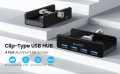 Orico хъб USB 3.0 HUB Clip Type 4 port + power input MH4PU-P-SV-BP, снимка 9
