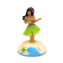 Момиче с китара Хавайка Хавайско Тропическо Соларна танцуваща играчка фигурка украса торта сувенир, снимка 4