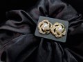 Луксозни обеци 24к златно покритие, снимка 1 - Обеци - 43832408