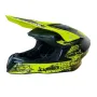 Кросова каска, За мотор, Атв, Велосипед, M и L размер, Черен с неон, снимка 2