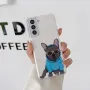 Калъф силикон ART Frenchie за iPhone 15 Plus 6.7 / Прозрачен / Баркод : 3130079, снимка 1