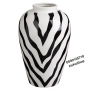 Ваза в черно и бяло/керамична ваза, снимка 1