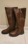 Кафеви ботуши с ципове 41, снимка 2