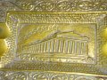 КРАСИВ МАСИВЕН БРОНЗОВ ПЕПЕЛНИК СУВЕНИР от АТИНА ГЪРЦИЯ МАЙСТОРСКА ИЗРАБОТКА за КОЛЕКЦИЯ 41547, снимка 2