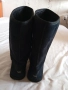 ЧЕРНИ ботуши ELLA естествена кожа- велур , снимка 4
