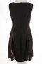 Черна рокля с раирани детайли марка Jimmy Sanders, снимка 4