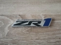 Chevrolet ZR1 Supercharged сребриста емблема, снимка 1