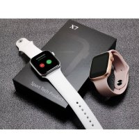 Смарт Часовник X7, Apple smart Watch, Крачки, Кръвно, Пулс, Разговори, Съобщения, снимка 3 - Смарт часовници - 44118539