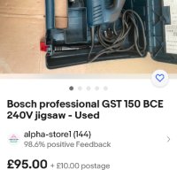 Bosch gst 150bce, снимка 8 - Други инструменти - 43448492