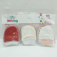 Турски бебешки ръкавички 100% памук, снимка 3 - Шапки, шалове и ръкавици - 40273060