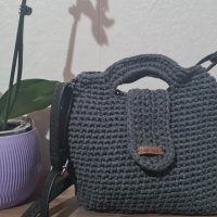 Плетена чанта: Ръчно изработени дамски чанти: Дамска чанта, снимка 4 - Чанти - 40538861