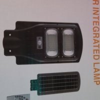 Соларна лампа 400W с pir датчик за движение, IP65 + дистанционно, снимка 3 - Друга електроника - 26466742