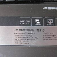 Продавам Acer-7551G, снимка 2 - Лаптопи за игри - 35411795