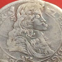 Сребърна монета 15 кройцера 1686г. Леополд първи Кремниц Унгария 29773, снимка 2 - Нумизматика и бонистика - 42984847