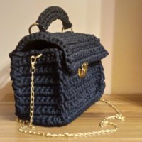 Дамска плетена чанта, снимка 8 - Чанти - 40683914