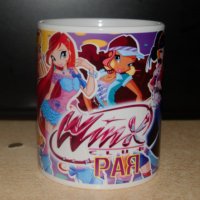 Чаша на WINX Club с име!Уникален подарък детска чаша Уинкс с име!, снимка 1 - Подаръци за рожден ден - 30552493