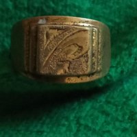 Пръстен стар бронзов 2851, снимка 1 - Антикварни и старинни предмети - 33544661