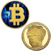 Биткойн монета Сатоши Накамото - Bitcoin Satoshi Nakamoto ( BTC ) - 3 Модела, снимка 4 - Нумизматика и бонистика - 39148097