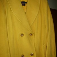 Елегантни дамски палта - жълто и бежово, размер 50-52,, снимка 2 - Палта, манта - 27944760