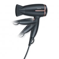 Сешоар, Beurer HC 25 Hair dryer, 1 600 W, ion function, folding handle, 2 heat settings, 2 blower se, снимка 1 - Сешоари - 38474978