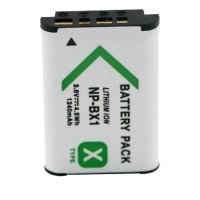 ANIMABG Батерия модел NP-BX1 за цифрови фотоапарати на SONY с капацитет 1240mAh 3.6V модели DSC-HX80, снимка 1 - Батерии, зарядни - 44061705