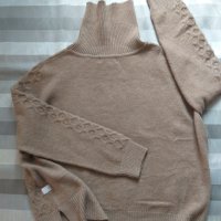 g-star cable turtle knit - страхотен дамски пуловер  КАТО НОВА, снимка 11 - Блузи с дълъг ръкав и пуловери - 43186570
