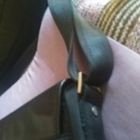 Guess мъжка чанта маркова за през рамо лаптоп естествена кожа -промазан плат 37х27х9см като нова, снимка 8 - Чанти - 39245090